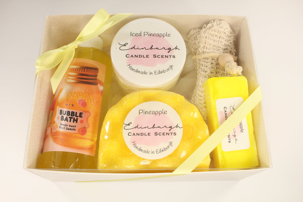 Pineapple, Wax Melt, Home Fragrance Bath & Body Gift Box