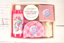 Load image into Gallery viewer, Unicorn Sparkle Wax Melt, Home Fragrance Bath &amp; Body Gift Box
