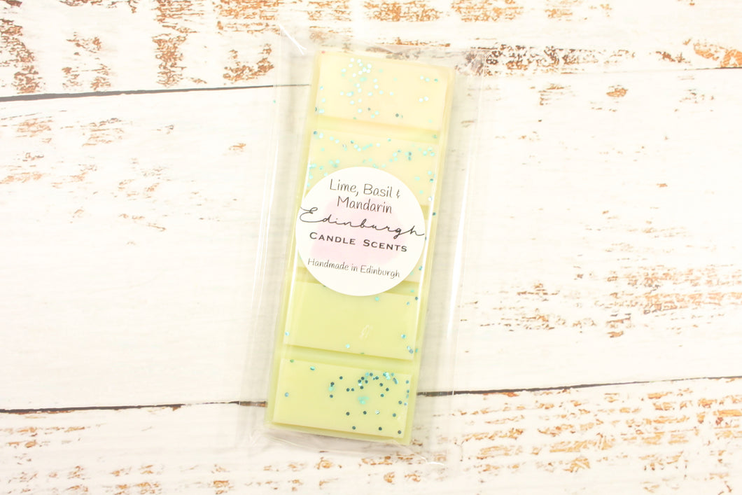 Lime, Basil and Mandarin Soy Wax Bars