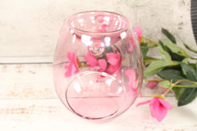 Load image into Gallery viewer, Luxury Pink Translucent Glass Wax burner and a pack of diamonds.

